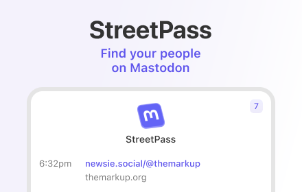 StreetPass for Mastodon Preview image 0