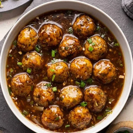 Veg Ball Manchurian[Gravy]