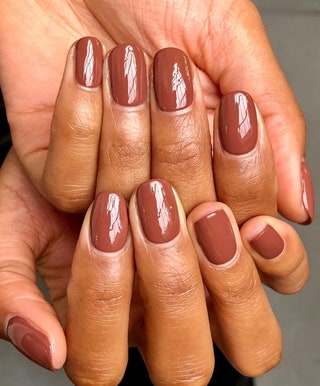 Brown Thanksgiving nails