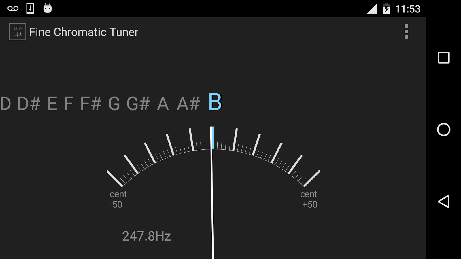 Fine Chromatic Tuner Apl Android Di Google Play