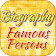 Biography of Famous Personalities Free in English icon