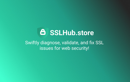 SSL Checker by SSLHub.store small promo image