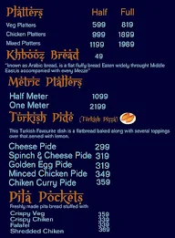Barkaas Arabic Restaurant menu 1