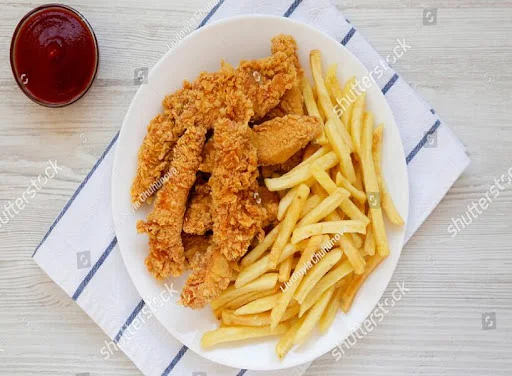 Chicken Strips [2 Peace + Fries ]