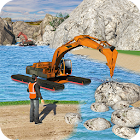 Water Surfer Excavator Crane 3D: Construction Site 1.3