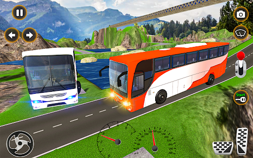 Screenshot bus driving real coach game 3d