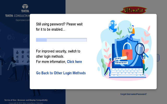 Ultimatix Password Wait-Time Skipper