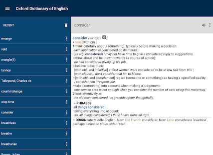   Oxford Dictionary of English- screenshot thumbnail   