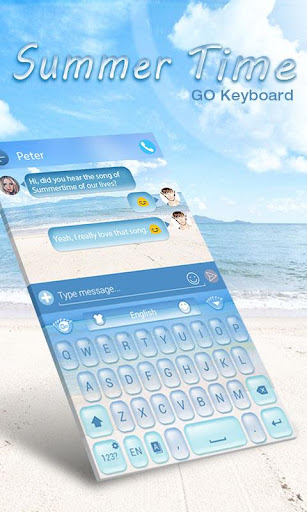 Summer Time GO Keyboard Theme