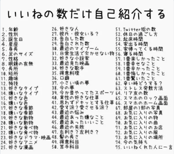 「いいね数だけで自己紹介」のメインビジュアル