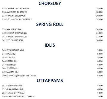 2Hearts Family Restro menu 