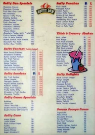 Softy Den menu 2