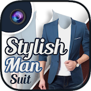 Stylish Man Suit  Icon