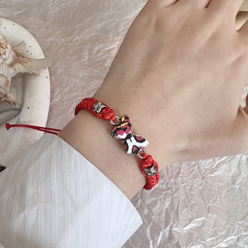 Title 4, Butterfly Flower Hand-woven Adjustable Bracelet...