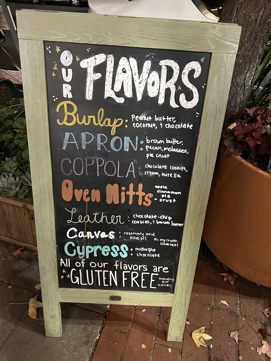 Flavors as of 12/5/23