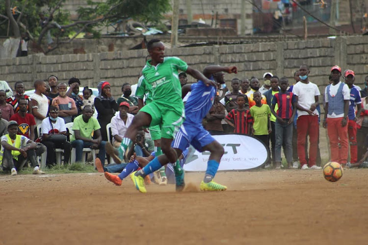 Action between Balaji (Blue) and Terror Squad during the 22Bet Championship