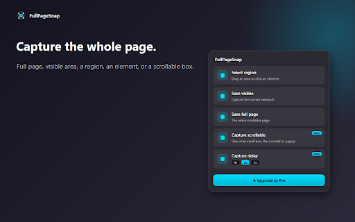 FullPageSnap: Full Page Screenshot Tool screenshot 4