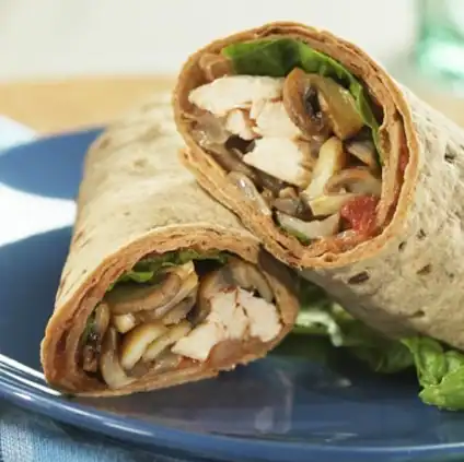 Mushroom Tikka Roll