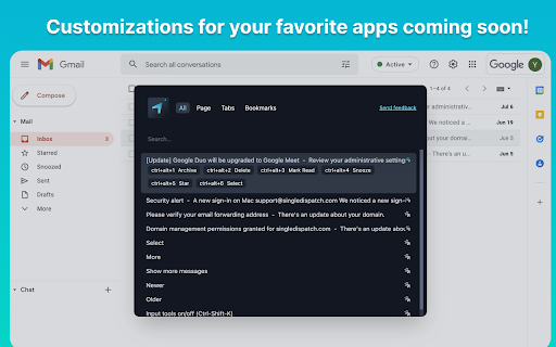 Command Palette by Single Dispatch