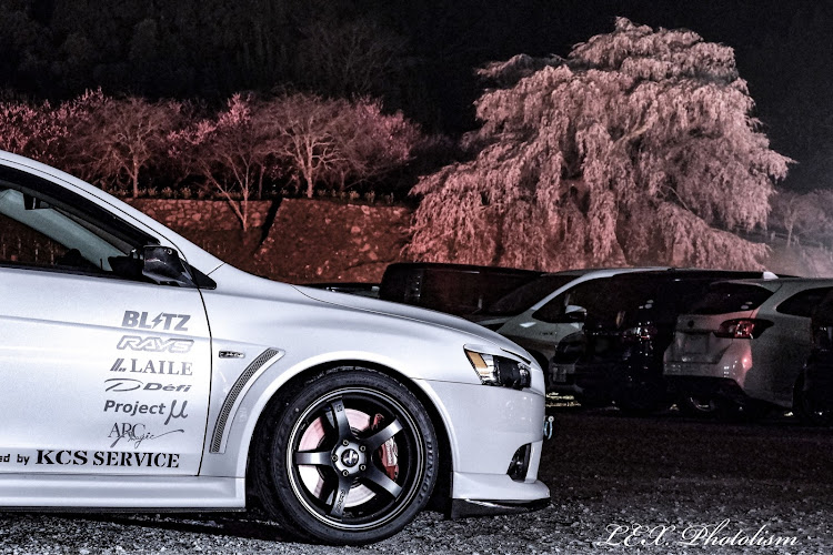 ランサーエボリューションの一眼レフ・女性オーナー・桜・スポーツカー女子・桜🌸に関するカスタム事例の投稿画像4枚目