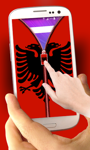 免費下載個人化APP|Albania Flag Zipper LockScreen app開箱文|APP開箱王
