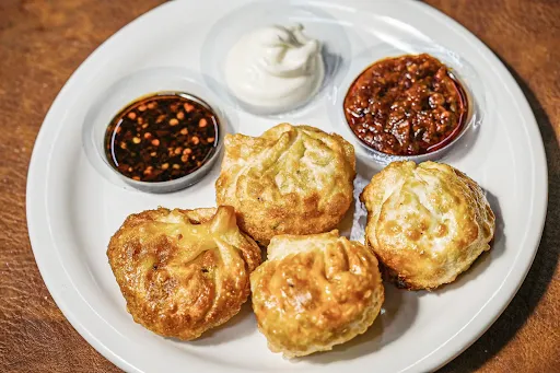 Fried Cheese & Corn Momos