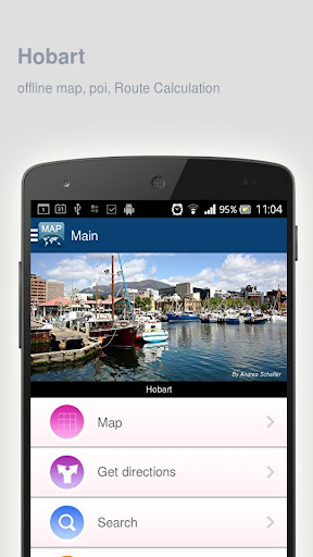 Hobart Map offline