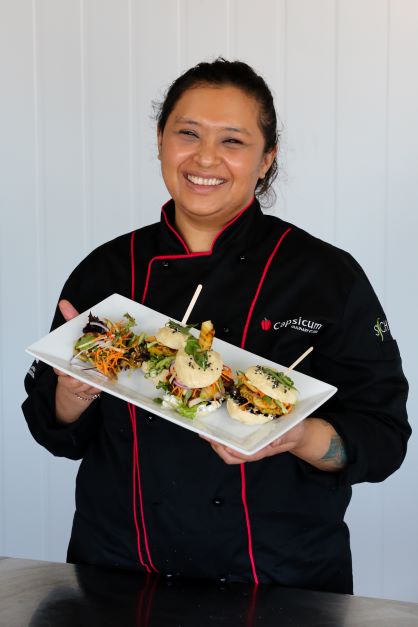 Capsicum chef Nadia Pillay shows off what Cooking Masterclass participants can look forward to at the third instalment of this year’s masterclass series, taking place on Thursday July 29.