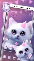 Cute Kitty Launcher Themes Screenshot
