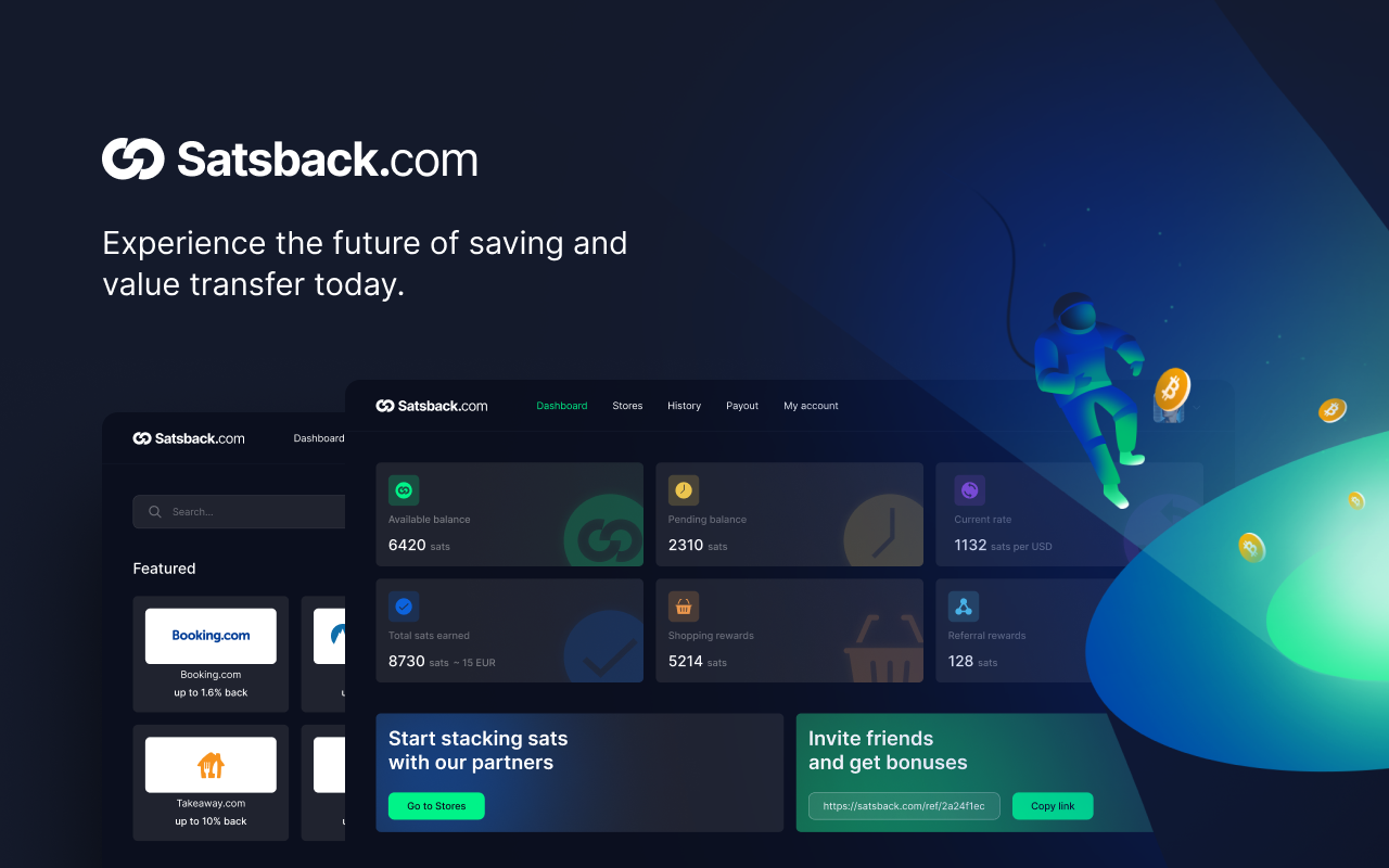 Satsback.com: Earn bitcoin rewards Preview image 4