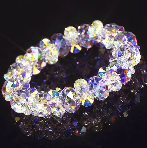Title 1, Luxury Colorful White Austrian Crystal Bracelet...