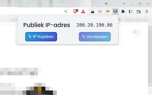 Je IP-adres bekijken