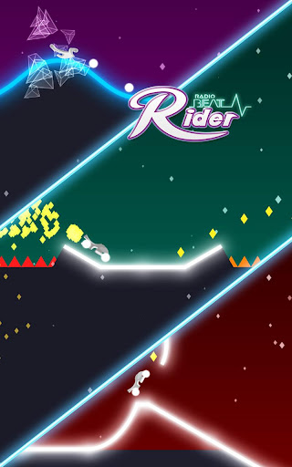 Télécharger Radio Beat Rider : Neon Tricky Hurdle Track Ride  APK MOD (Astuce) screenshots 3