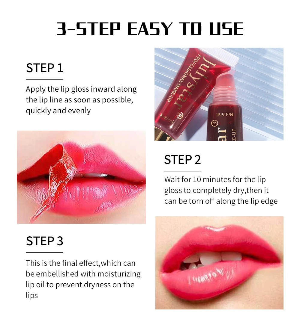 Title 7, Tear And Pull Lip Lacquer Matte Finish Bottom C...