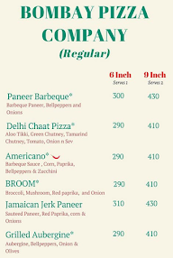 Bombay Pizza Company menu 3