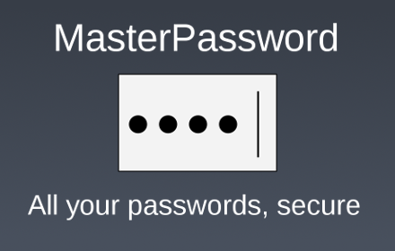 MasterPassword for chrome small promo image