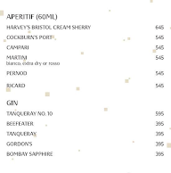 Easy Bar - Vivanta by Taj menu 5