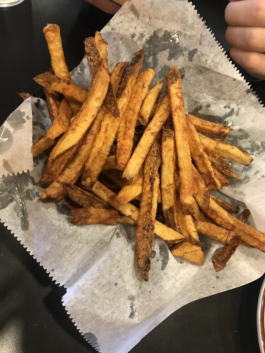 Gluten-Free Fries at Tru Pizza Co