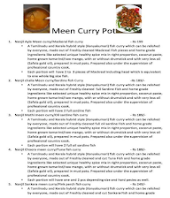 Meen Curry Pot menu 1