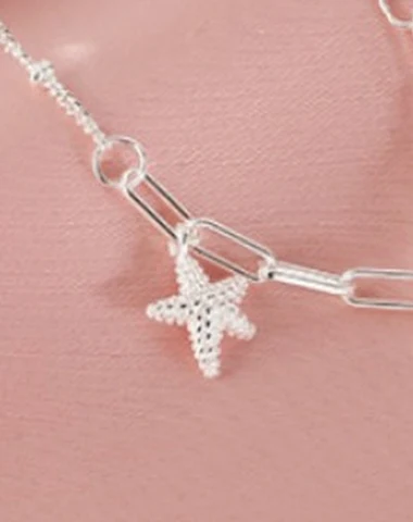 Bracelet coquillage étoile de mer p - 1