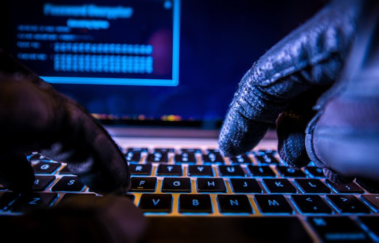 SA had 52 cybercrime victims per one million internet users in 2021, almost 92 times less than the list-leading UK (4,783 victims per one million users). File photo. Picture: 123RF/welcomia