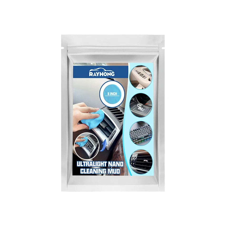 Limpiador Multifuncional para Interiores de Coche Elimina Polvo de Salidas y Rellena Huecos, Limpieza con Barro Especial para Detalles del Automóvil.