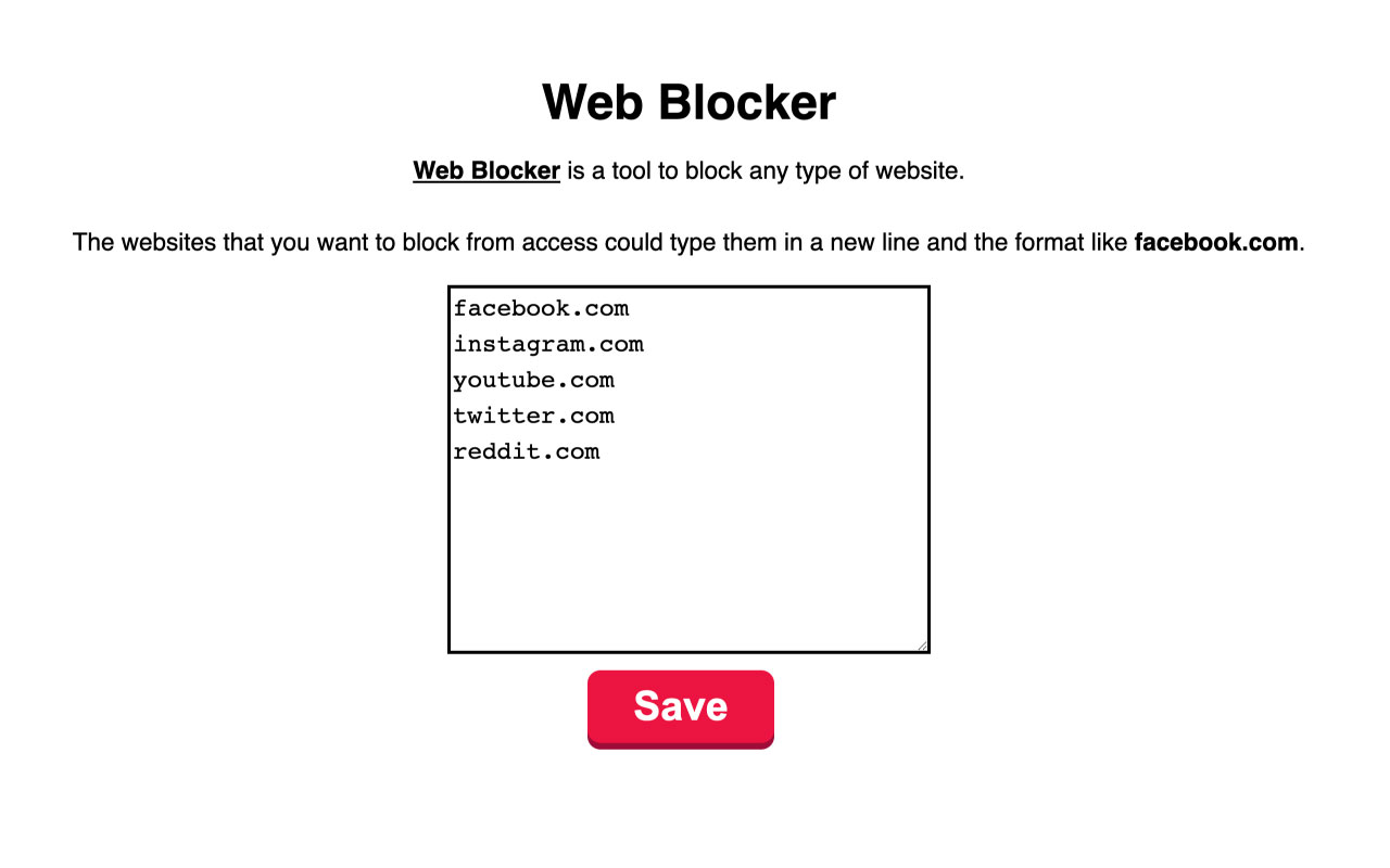 Web Blocker Preview image 3