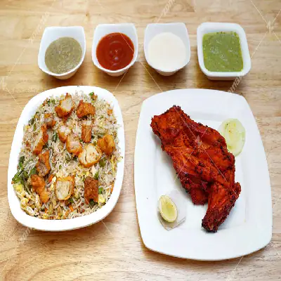 Fish Fried Rice +Tandoori Chicken(1/4)