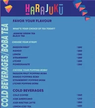 Harajuku Tokyo Cafe menu 2