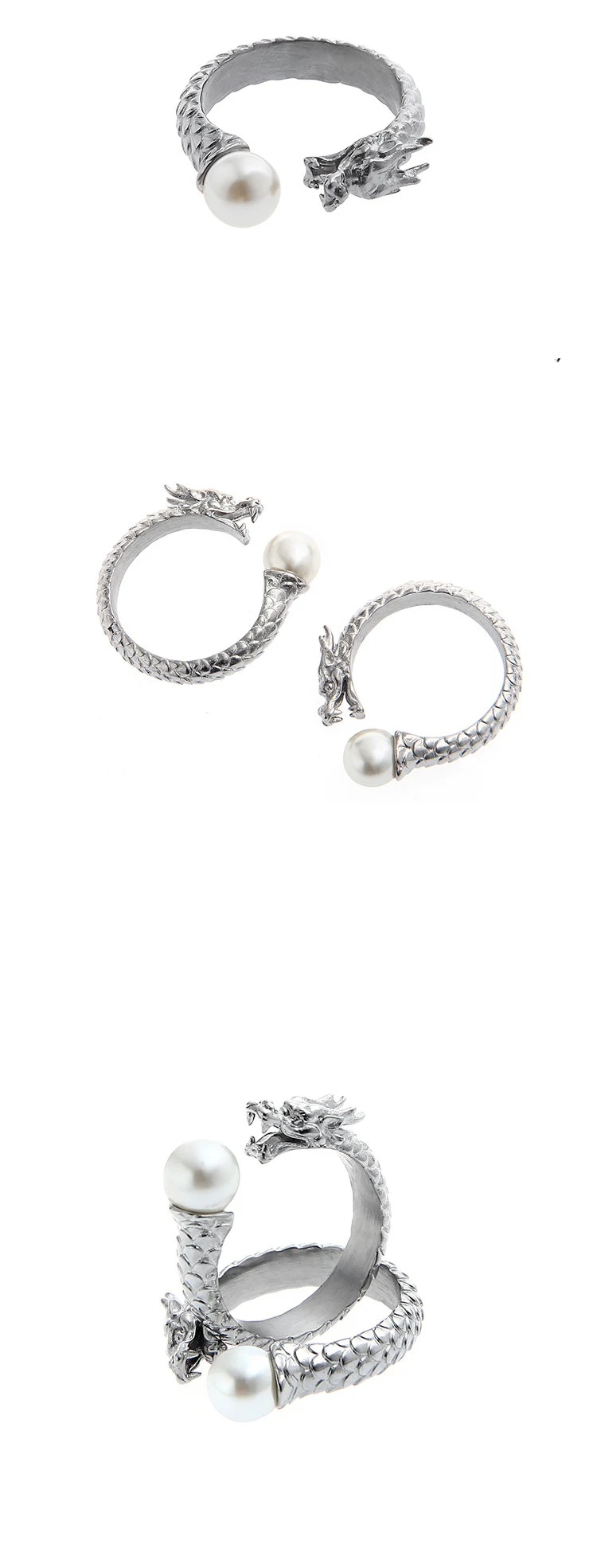Title 4, Bague de mode Leading Pearl Retro. Un bijou rét...