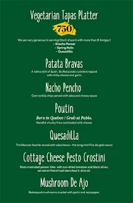 Pablo - The Art Cafe' Lounge menu 5