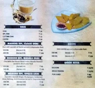 Madan Tea Cafe menu 1