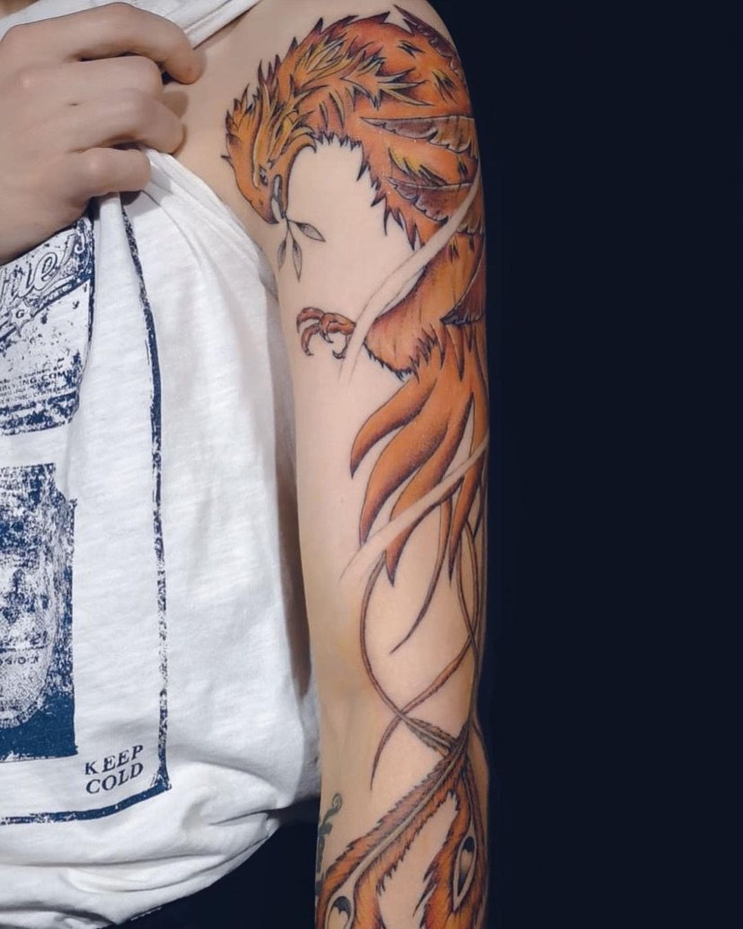 Realistic Phoenix Tattoo