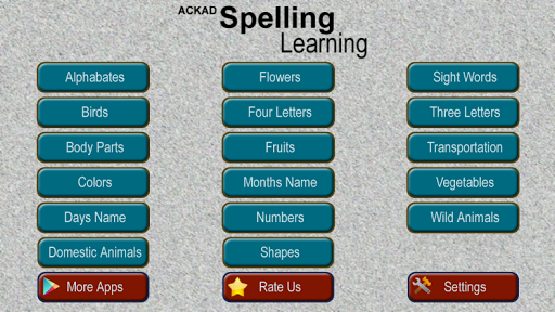 ACKAD Spelling Learning Pro